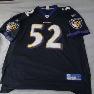 Reebok Ray Lewis #52 Jersey